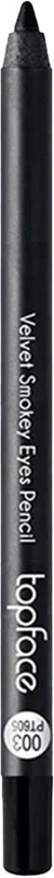 Олівець для очей TopFace Velvet Smoky Eyes 003 Чорний 4.8 г