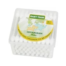 Ватні палички BABY TEAM із запобіжником 56шт