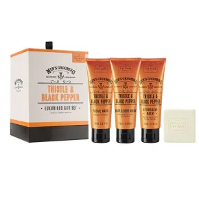 Mens Grooming Thistle & Black Pepper Набір для обличчя та бороди