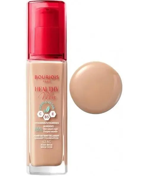 Тональний крем BOURJOIS Radiance Reveal Healthy Mix Foundation 30 мл №52,5 C Rose Beige (380109)