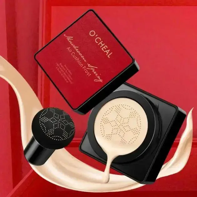 Тональний крем-кушон для обличчя натуральний Beauty Linasi Red O`CHEAL для вирівнювання зволоження та матування 20 мл (opt-105294)