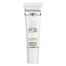 Дермофлюїд Pharmaceris F Мінеральний матуючий для смуглявої шкіри SPF30 30мл