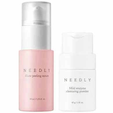 Набір для м'якого очищення та освітлення шкіри Needly Glowing duo