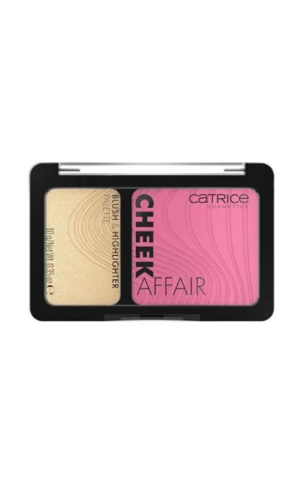 Палетка для макіяжу Catrice Cheek Affair Blush & Highlighter 010 Love At First Swipe 10 г
