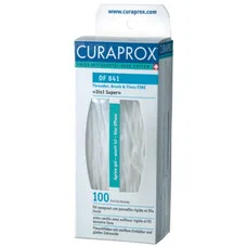 Зубна нитка Curaprox DF 841 нейлонова 3 в 1 SUPER 70см