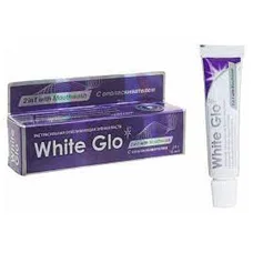 Зубная паста White Glo відбілююча 2в1 з ополіскувачем 24г