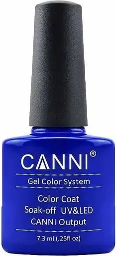 Гель-лак Canni Color Coat Soak-off UV&LED 229 синій електрик 7.3 мл