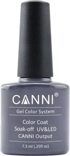 Гель-лак Canni Color Coat Soak-off UV&LED 228 світло-графітовий 7.3 мл