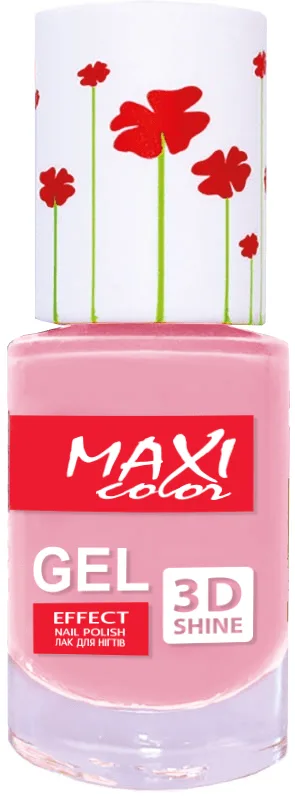 MAXI лак для нігтів гель ефект Color Hot Summer №04 Чайная роза, 10 мл