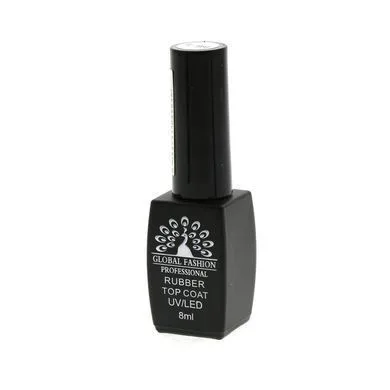 Топ Каучуковий з вітамінами Global Fashion Rubber Top Coat , 8 мл.
