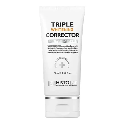Локальний освітлювальний засіб проти пігментації HISTOLAB Triple Whitening Corrector — обʼєм 50 мл