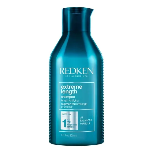 Шампунь для росту та зміцнення волосся REDKEN Extreme Length Shampoo — обʼєм 300 мл
