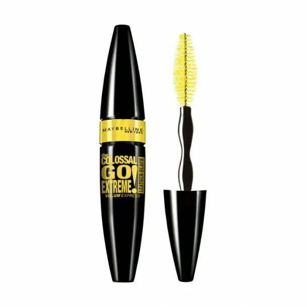 Туш для Вій Maybelline New York The Volume Express Go Extreme Leather Black, Чорна (9.5 мл)
