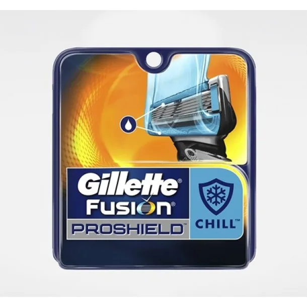 Змінні Картриджі для Гоління Чоловічі Gillette Fusion5 ProShield Chill (3 шт)