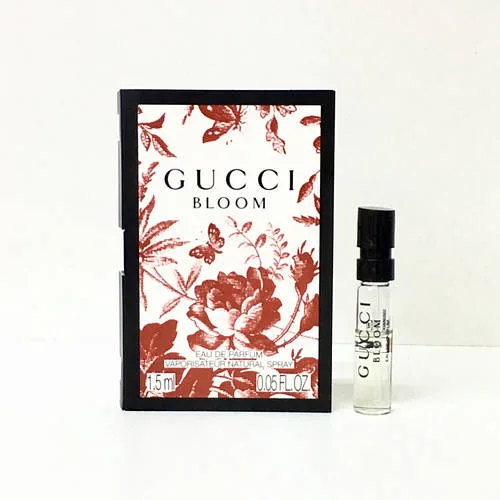 Оригінальний пробник парфумованої води Gucci Bloom 1,5 мл, чудовий квітковий аромат для жінок