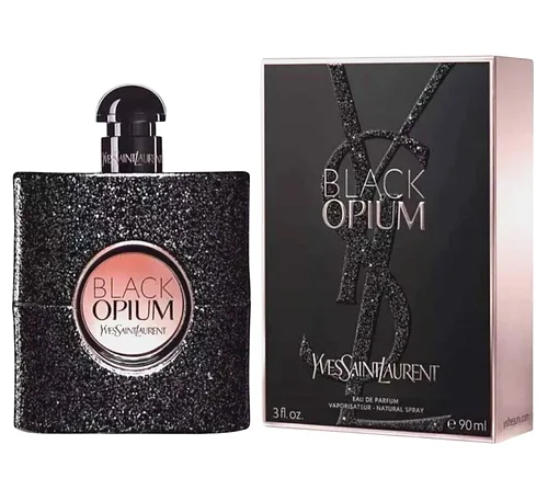 Французькі жіночі парфуми Yves Saint Laurent Black Opium 90ml, шлейфовий аромат кави з нотою ванілі