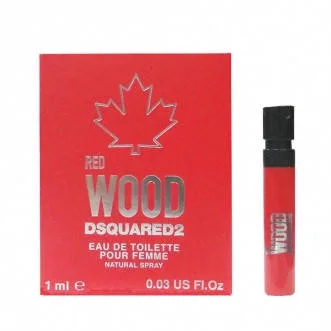 Пробник туалетної води Dsquared2 Wood Red Pour Femme edt 1ml оригінал, квіткові фруктові жіночі парфуми