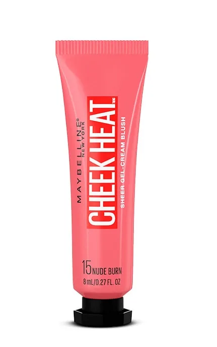 Рум'яна для обличчя гель-кремові Maybelline New York Cheak Heat Nude Burn відтінок 15 1 шт