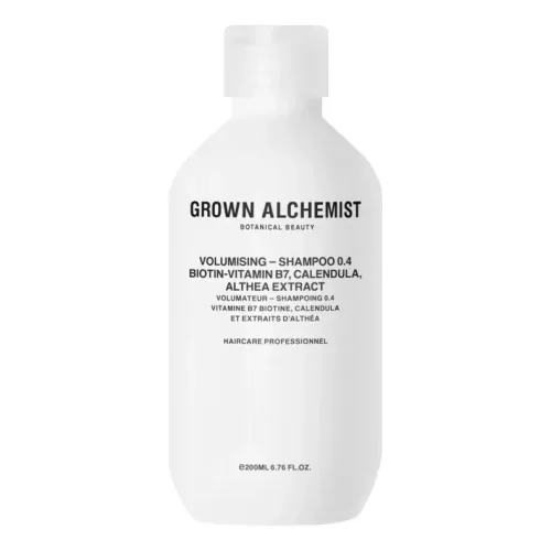 Шампунь для збільшення об'єму волосся GROWN ALCHEMIST Volumising Shampoo 0.4: Biotin-Vitamin B7, Calendula, Althea Extract — обʼєм