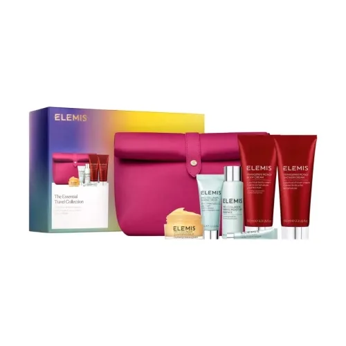 Набір travel-бестселерів для обличчя та тіла у косметичці ELEMIS Kit: The Essential Travel Collection