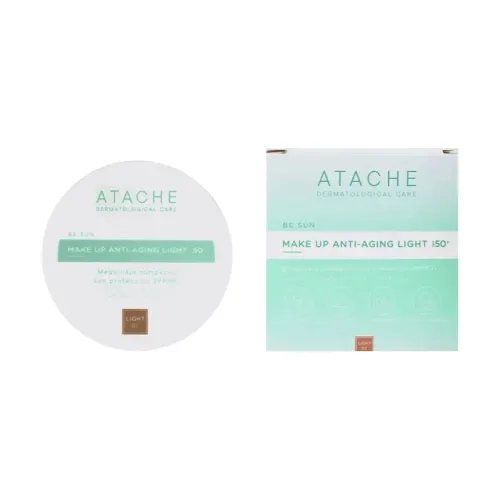 Антивіковий тонуючий кушон з SPF 50+ ATACHE Make Up Anti-Aging SPF 50+ — відтінок Light 12 г