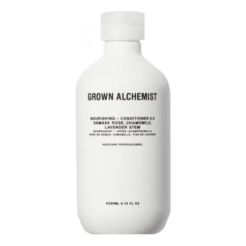 Кондиціонер для живлення волосся GROWN ALCHEMIST Nourishing Conditioner 0.6: Damask Rose, Chamomile, Lavender Stem — обʼєм