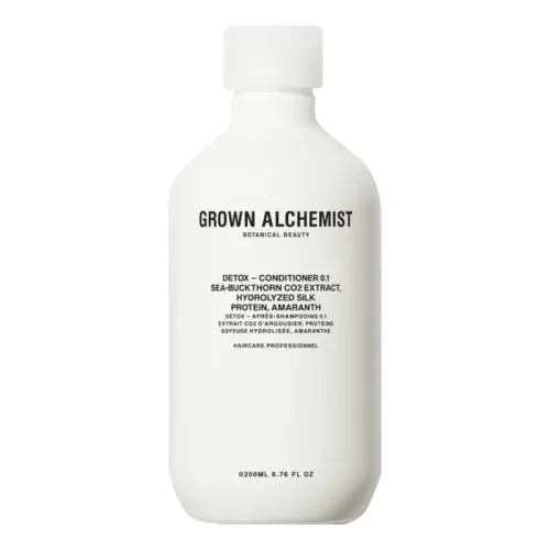 Детокс-Кондиціонер 0.1 GROWN ALCHEMIST Detox Conditioner 0.1: Sea-Buckthorn CO2 Extract, Hydrolyzed Silk Protein, Amaranth — обʼєм