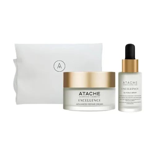 Набір молекулярного омолодження з пілінгом ATACHE Excellence Serum & Night Cream Duo