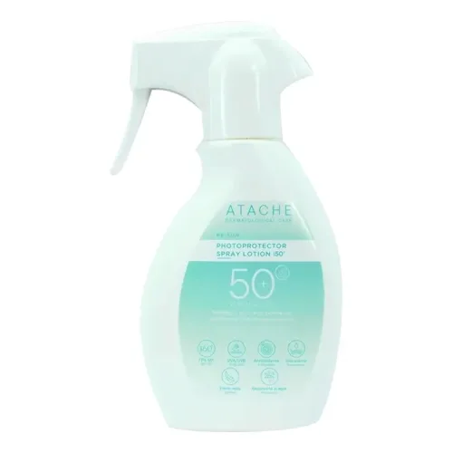 Сонцезахистний лосьйон для тіла ATACHE BE SUN Photoprotector Spray Lotion SPF 50+ — обʼєм 200 мл