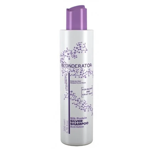 Шампунь для світлого та сивого волосся Imperity Blonderator Silver Anti-Yellow Shampoo (200 мл)