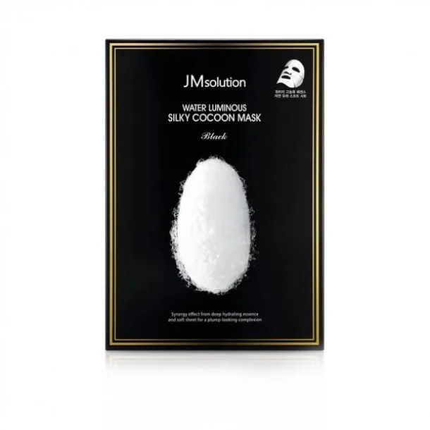Зволожуюча Тканинна Маска для Обличчя з Екстрактом Протеїну Шовку JMsolution Water Luminous Silky Cocoon Mask (35 мл)