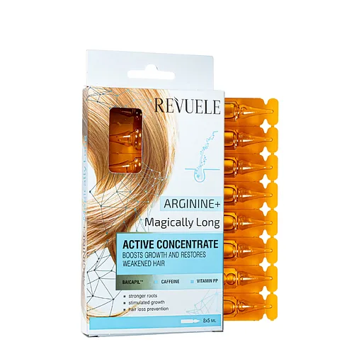 Ампули з аргініном для довгого волосся Revuele Active Hair Concentrate