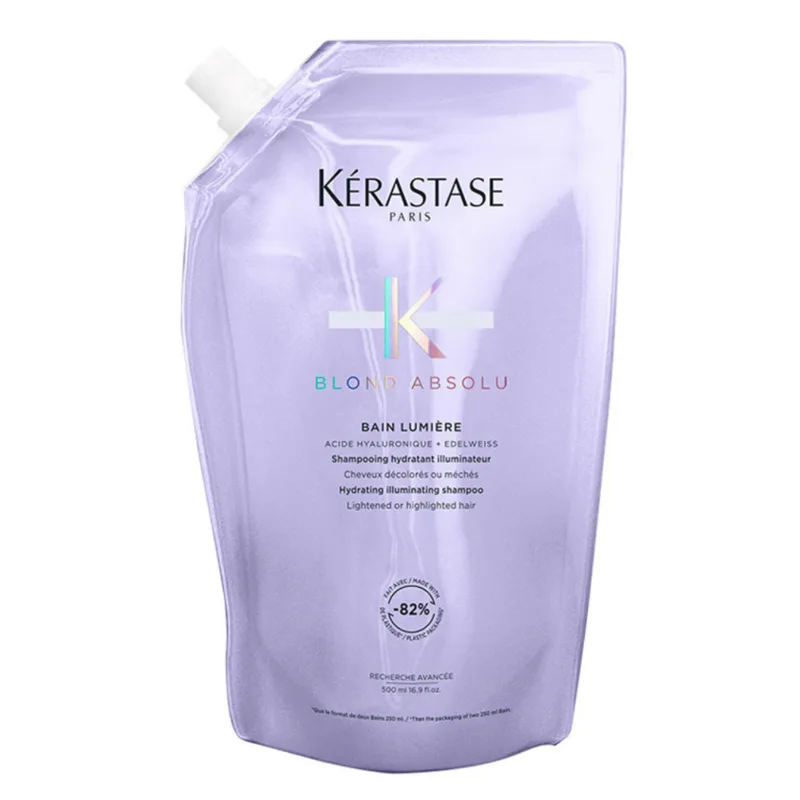Kerastase Blond Absolu Bain Lumiere Shampoo Refill Зволожуючий шампунь-ванна для освітленого і мелірованого волосся 500 мл