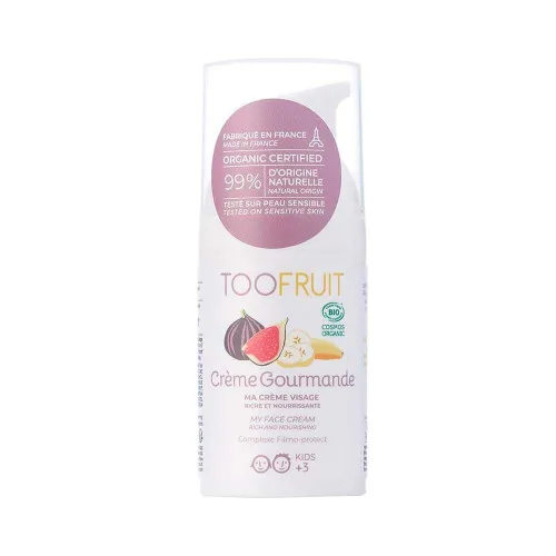 Поживний крем для обличчя "Смачний догляд" - Toofruit Gourmet Cream Banana&amp;Fig
