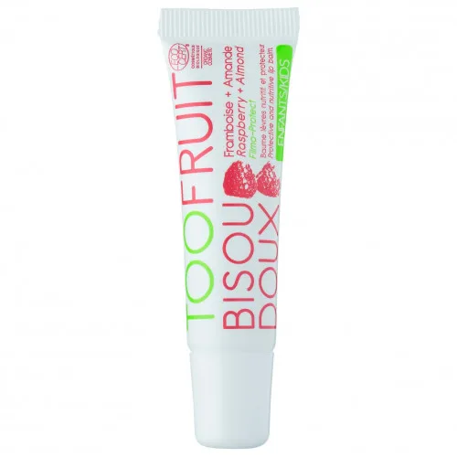 Ультрапоживний бальзам для губ "Соковиті губки" - TOOFRUIT Bisou Doux Lip Balm Raspberry Almond