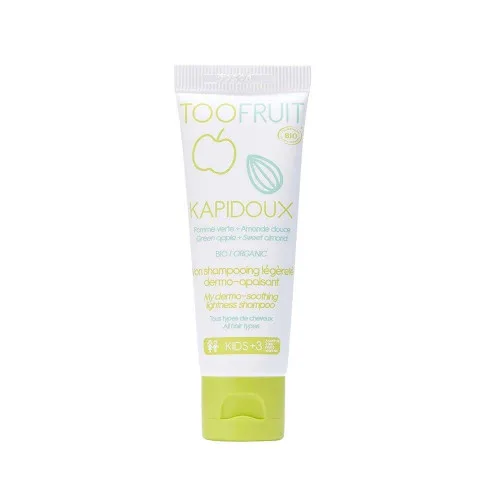 Дбайливий шампунь Яблуко &amp; Мигдаль "Свіжий старт" - TOOFRUIT Kapidoux Dermo-Soothing Shampoo