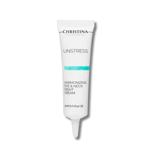 Крем гармонізуючий нічний навколо очей Christina Unstress Harmonizing Eye & Neck Night Cream 30 мл