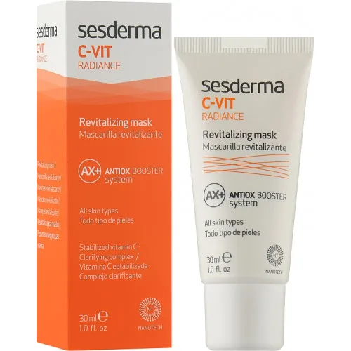 Ревіталізуюча маска для обличчя SesDerma C-Vit Radiance Revitalizing Facial Mask