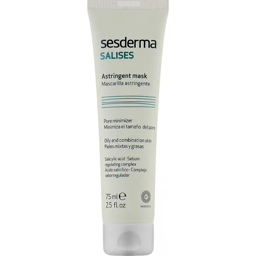 Очищаюча маска для жирної та комбінованої шкіри Sesderma Laboratories Salises Astringent Mask 75 мл
