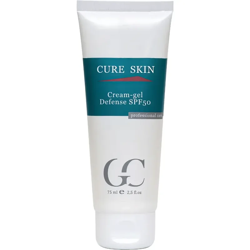 Сонцезахисний зволожуючий крем-гель SPF 50 для всіх типів шкіри Cure Skin Cream-Gel Defense