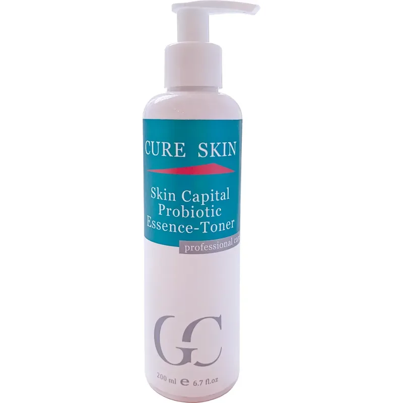 Пробіотична відновлювальна есенція-тонер для зміцнення шкіри Cure Skin Probiotic Essence-Toner Skin Capital