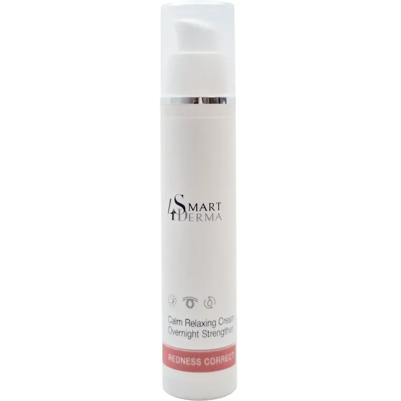 Зміцнюючий нічний крем Smart4Derma Redness Correct для чутливої та куперозної шкіри 50 мл