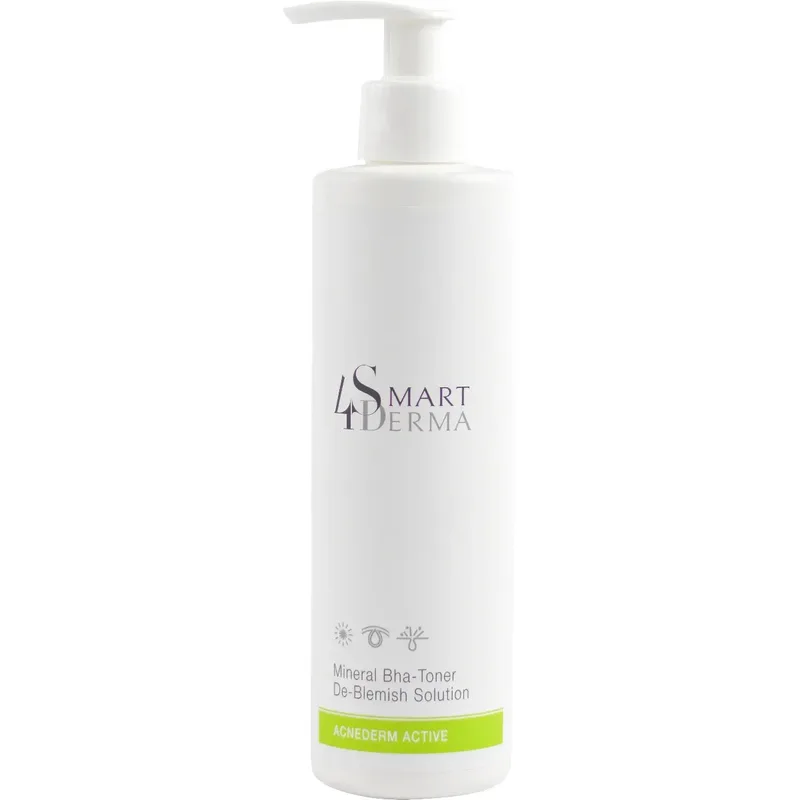 Себорегулюючий тонер для обличчя Smart4Derma Mineral BHA Toner 250 мл