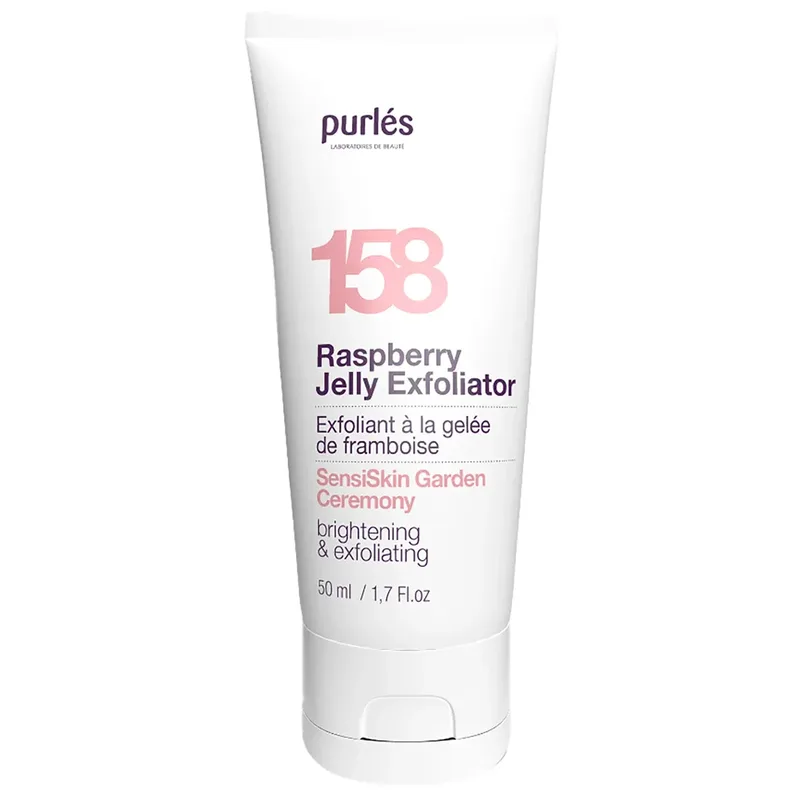 Ензимно-кислотний зволожувальний ексфоліант для чутливої шкіри Purles Raspberry Jelly Exfoliator