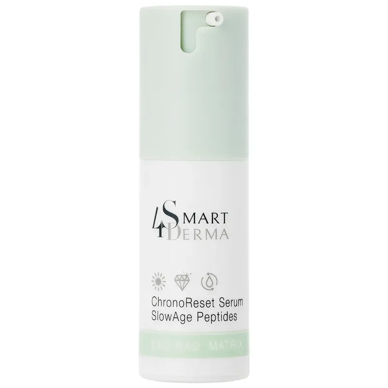 Антивікова відновлювальна пептидна сироватка з NAD+ Smart4Derma ChronoReset Serum Slow Age Peptides