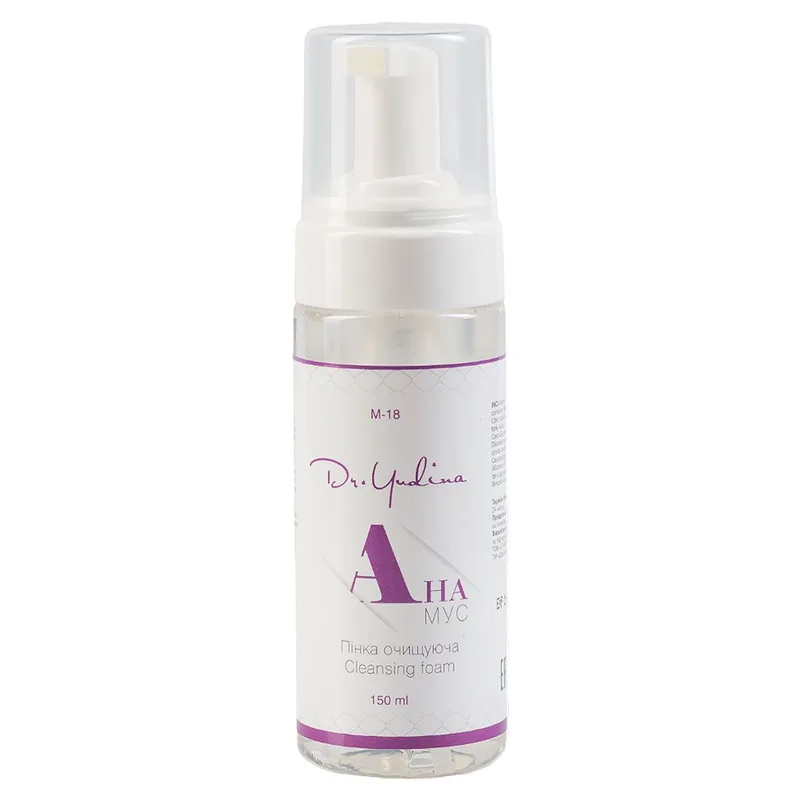Очищувальна пінка «AHA-МУС» Dr. Yudina Cleansing Foam