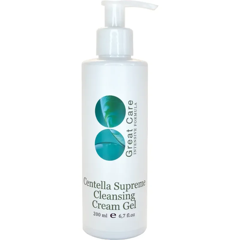 Очищувальний зволожувальний крем-гель для чутливої шкіри Great Care Centella Supreme Cleansing Cream-Gel