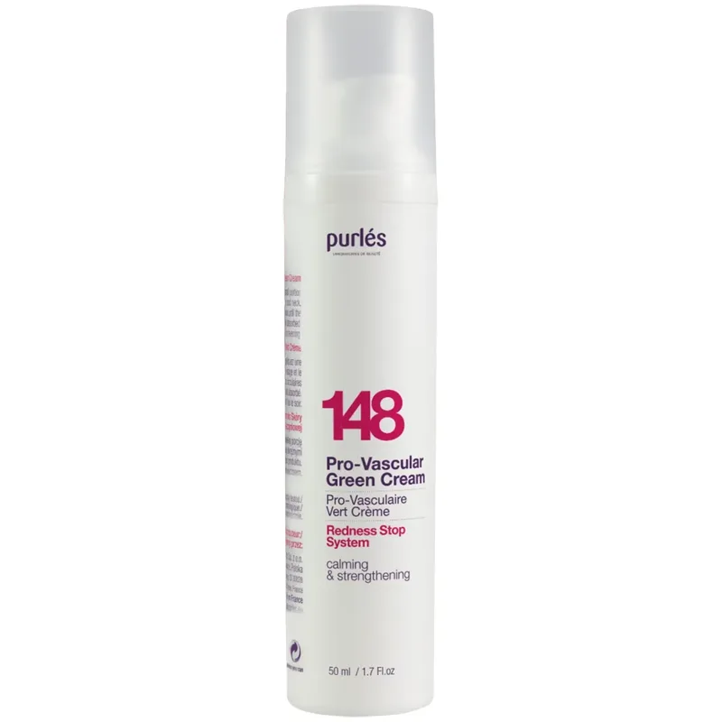 Заспокійливий крем для судинної шкіри Purles Pro-Vascular Green Cream
