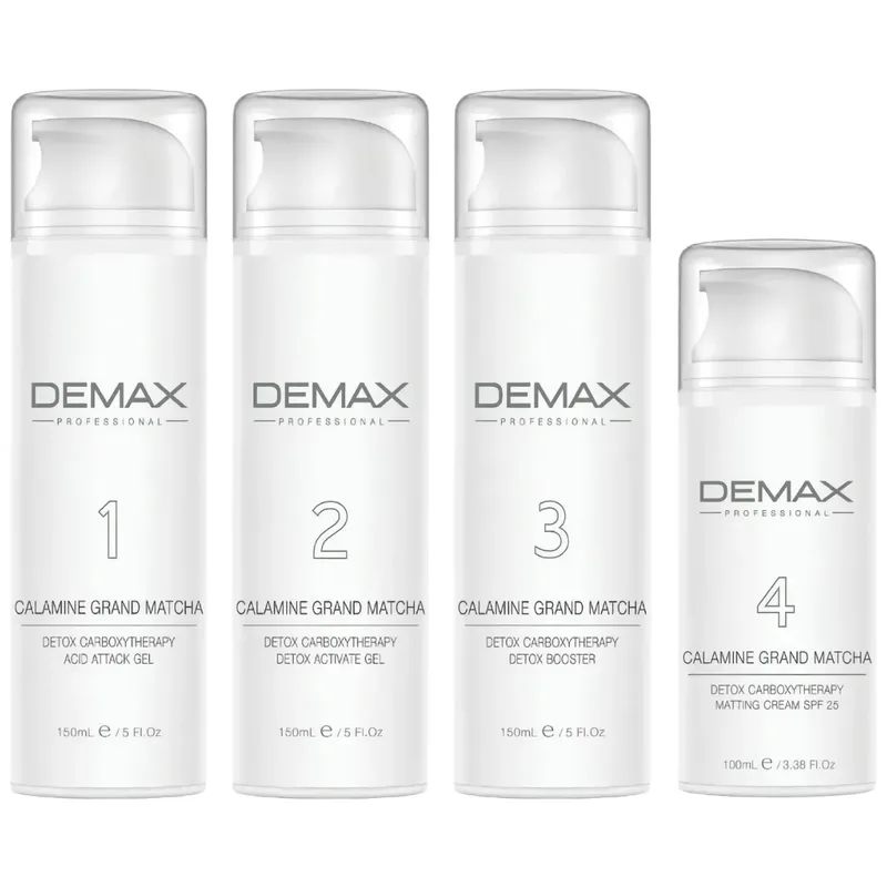 Детоксифікуюча карбокситерапія з каламіном та матчею Demax Carboxythearapy Calamine Grand Matcha
