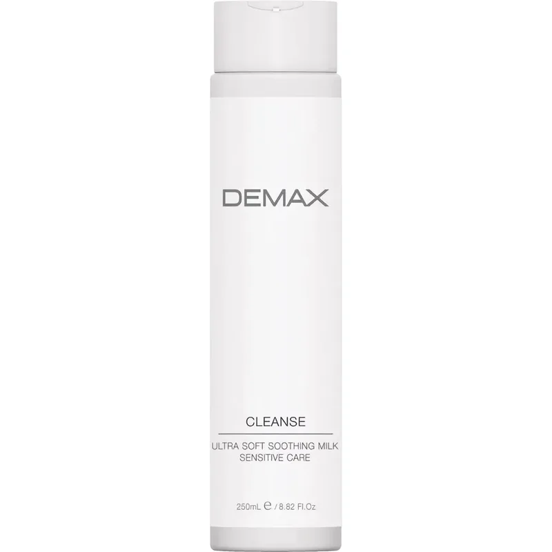 Молочко для заспокоєння та очищення чутливої шкіри Demax Ultra Soft Soothing Milk